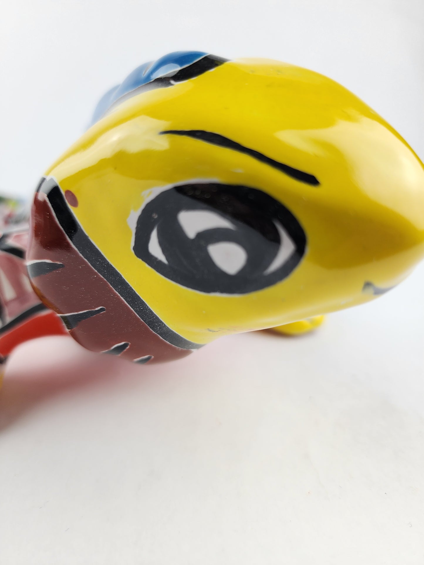 Multicolor Ceramic Iguana – Yellow Talavera Wall Lizard