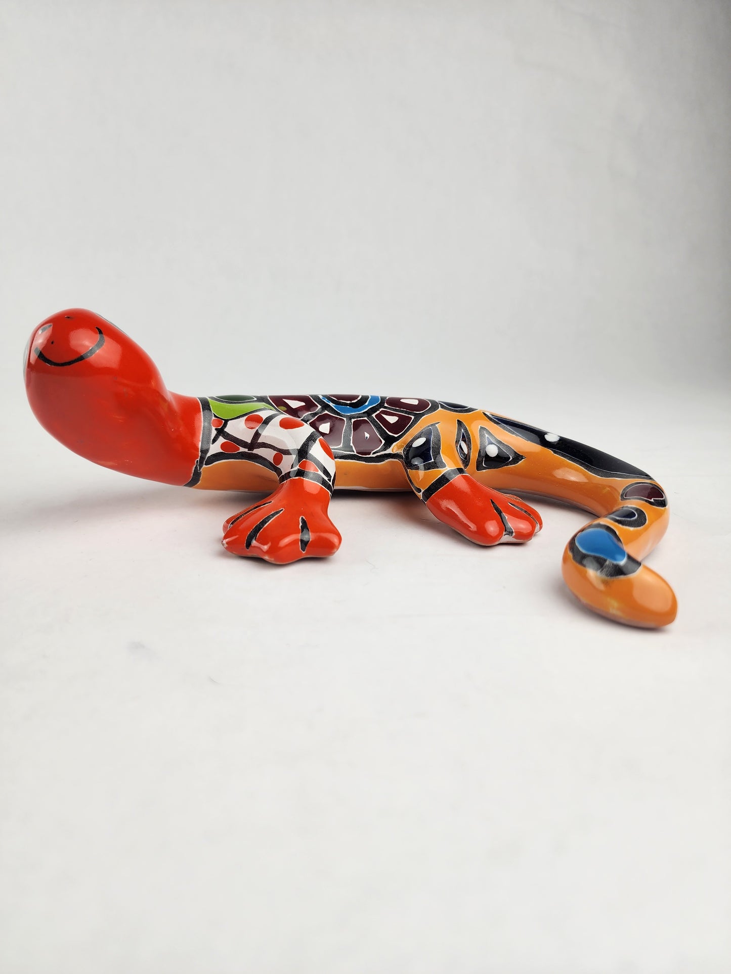 Handcrafted Talavera Gecko Wall Decor – Mexican Folk Art