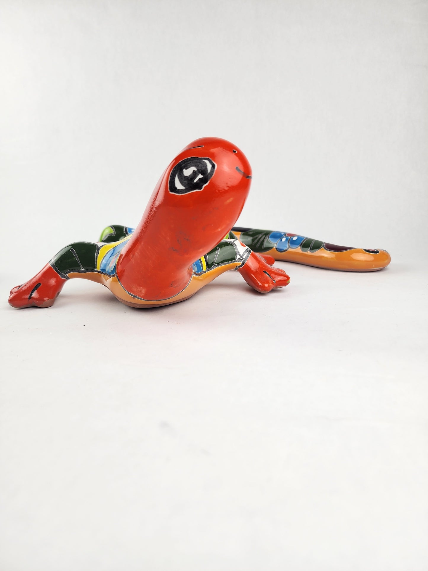 Mexican Folk Art Gecko – One-of-a-Kind Talavera Decor