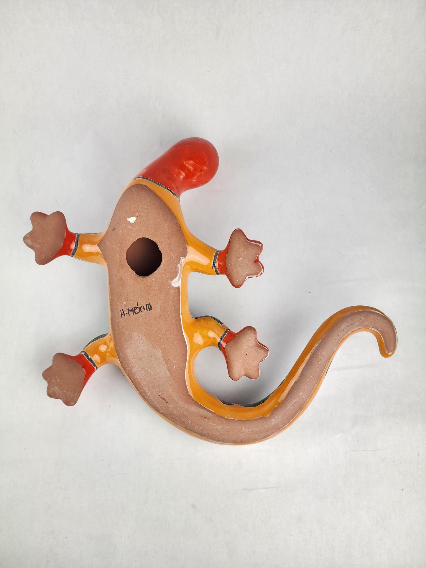 Mexican Folk Art Gecko – One-of-a-Kind Talavera Decor