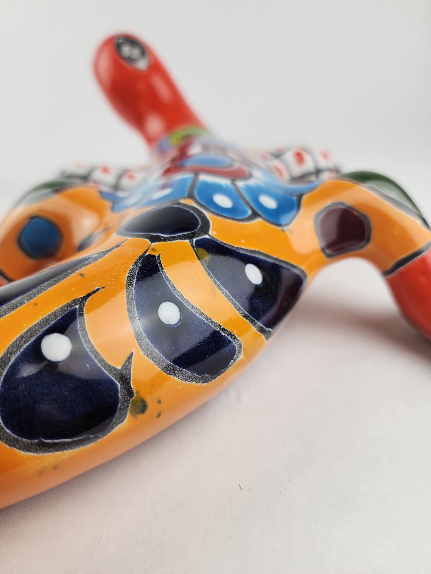 Mexican Folk Art Gecko – One-of-a-Kind Talavera Decor