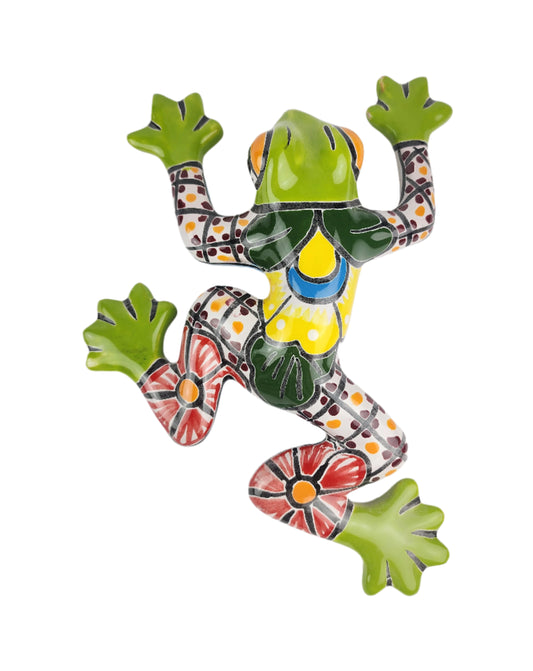 Green ceramic frog - Casa Villa Arte