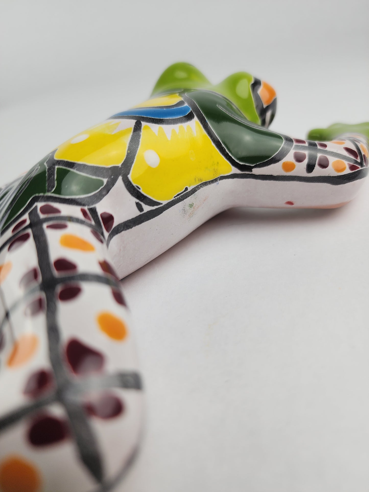 Talavera Green Frog – Colorful Mexican Ceramic Décor