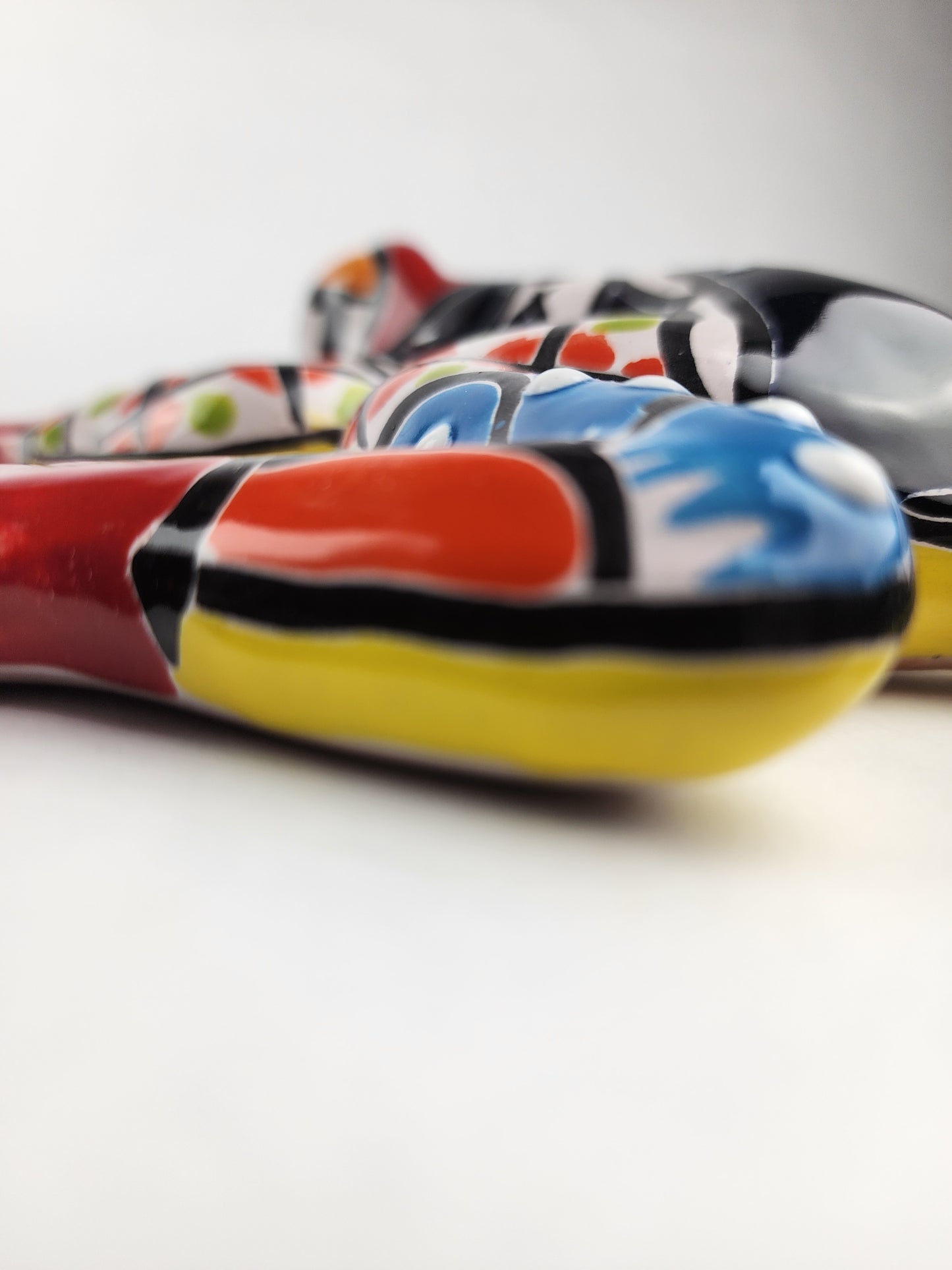 Red Talavera Frog Figurine – Hand-Painted Mexican Ceramic Gift