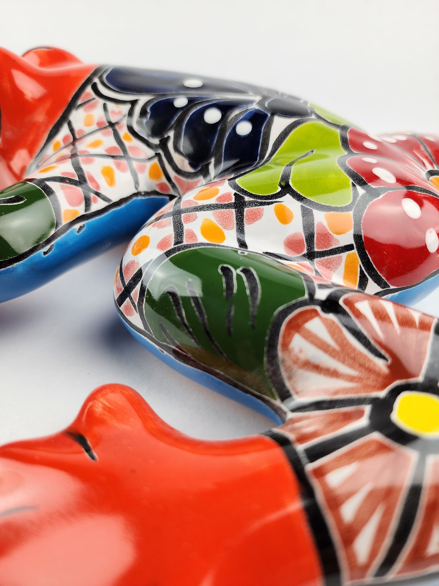 Mexican Orange Frog Figurine – Talavera Ceramic Folk Art