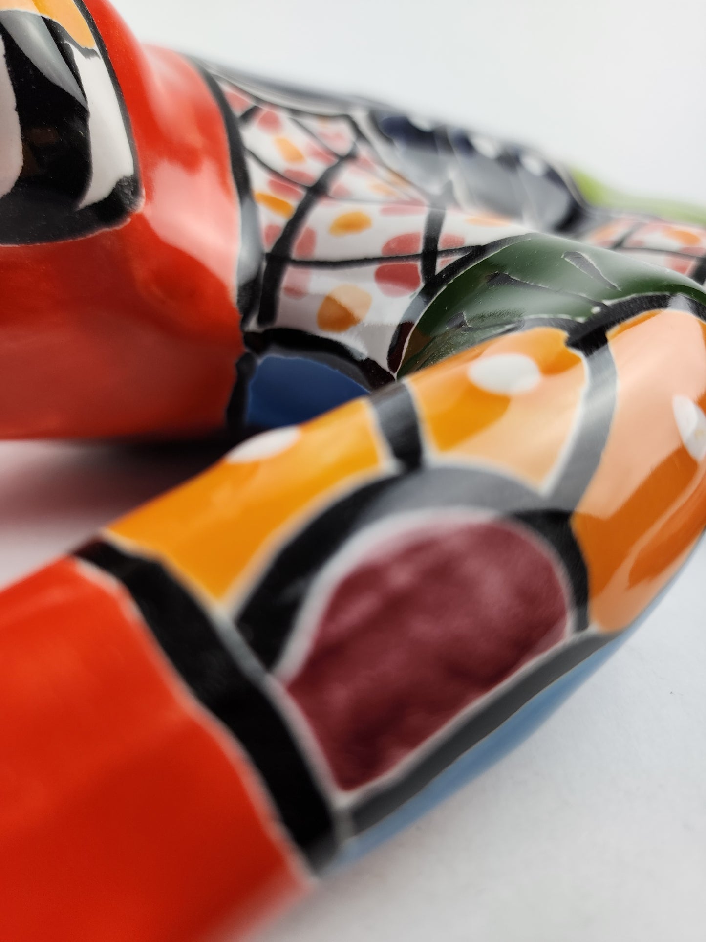 Mexican Orange Frog Figurine – Talavera Ceramic Folk Art