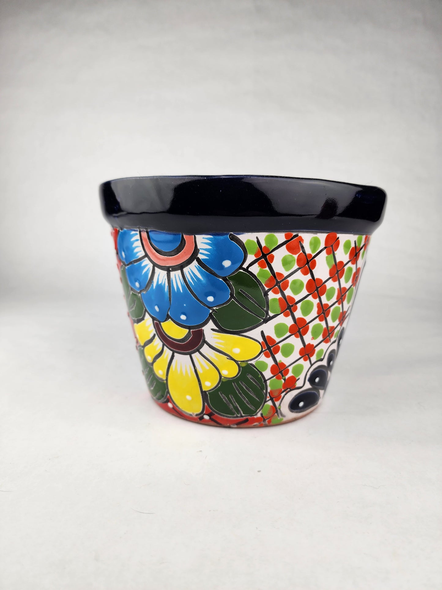 Mexican Talavera Planter – Unique Ceramic Gift Pot