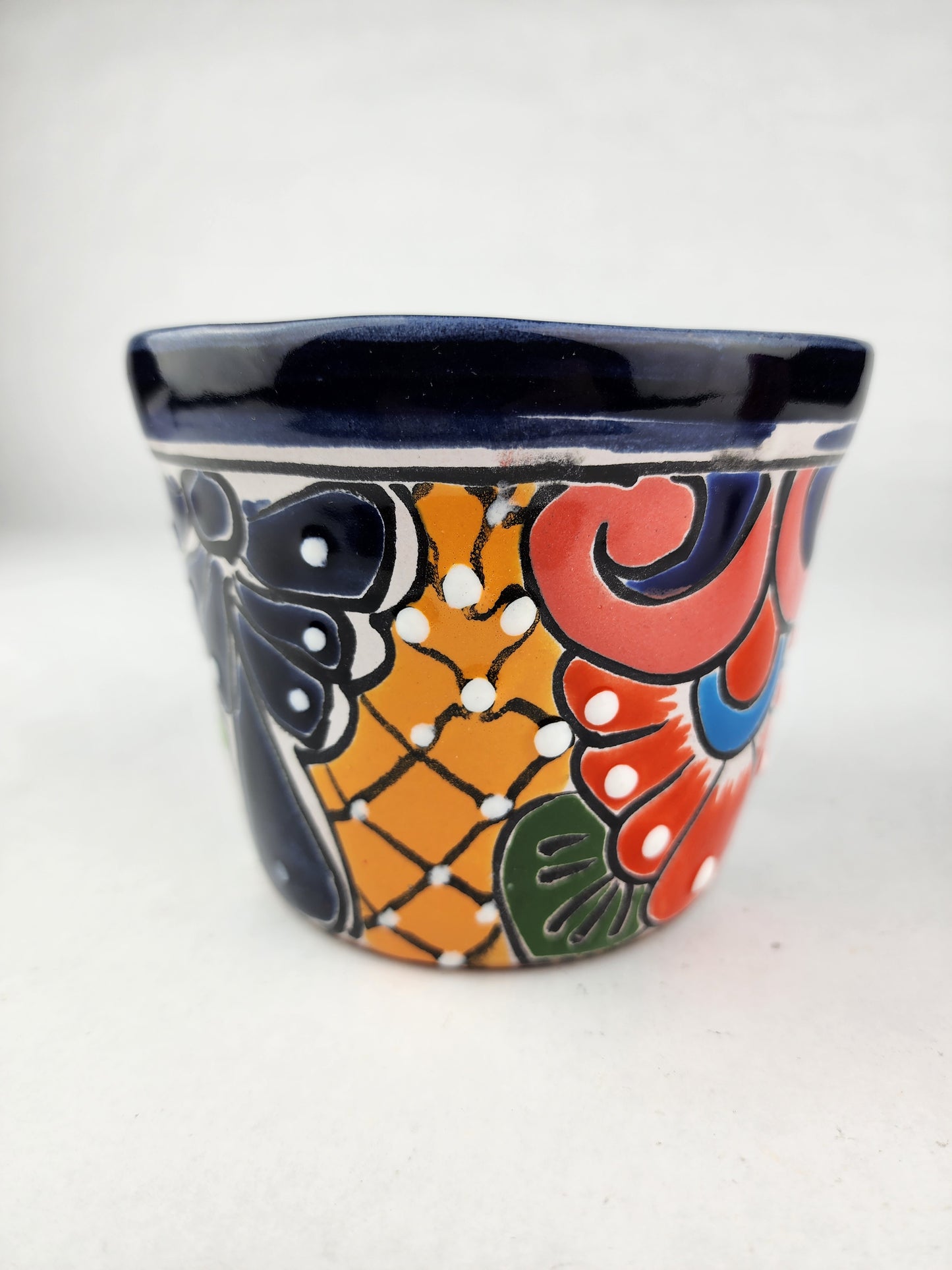 Mini Talavera Planter – Hand-Painted Mexican Pot