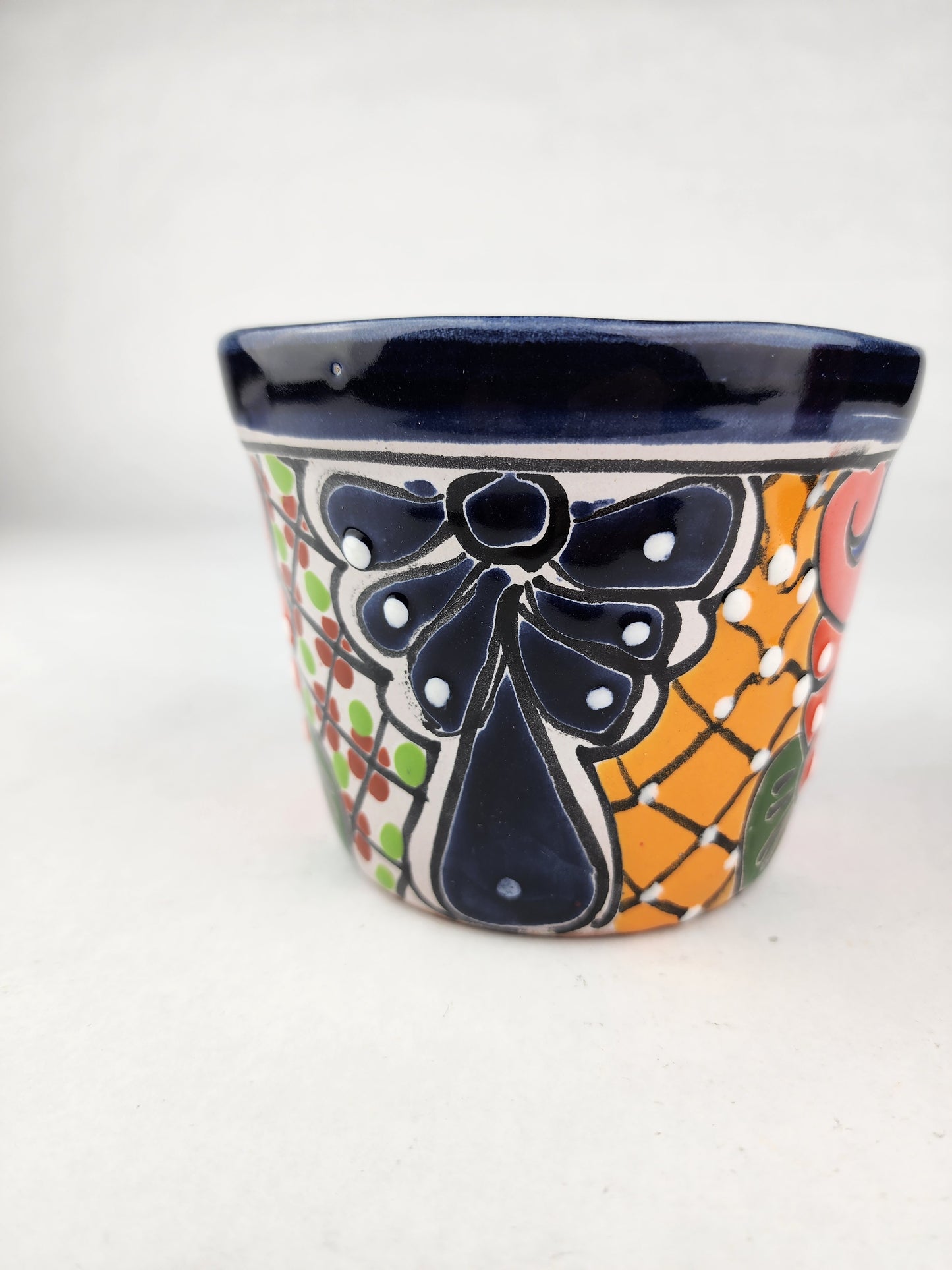 Mini Talavera Planter – Hand-Painted Mexican Pot