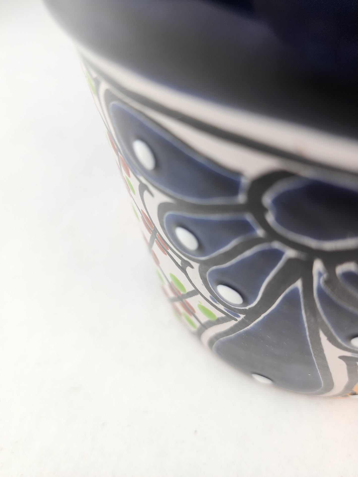 Small Talavera Flower Pot – Mexican Folk Art Planter