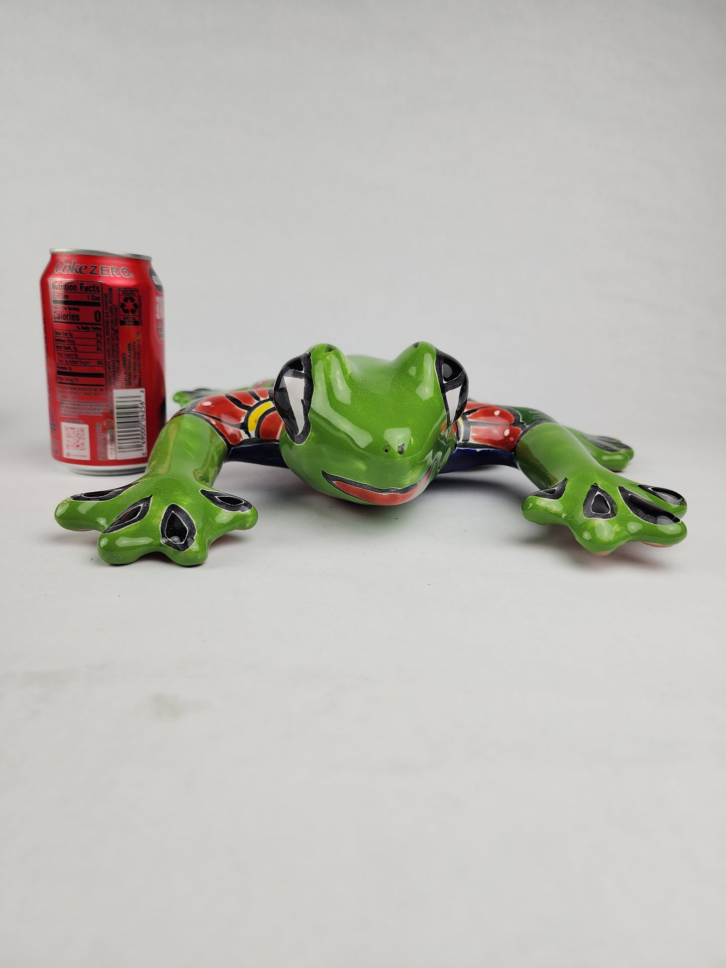 Handcrafted Green Talavera Frog – Mexican Ceramic Gift