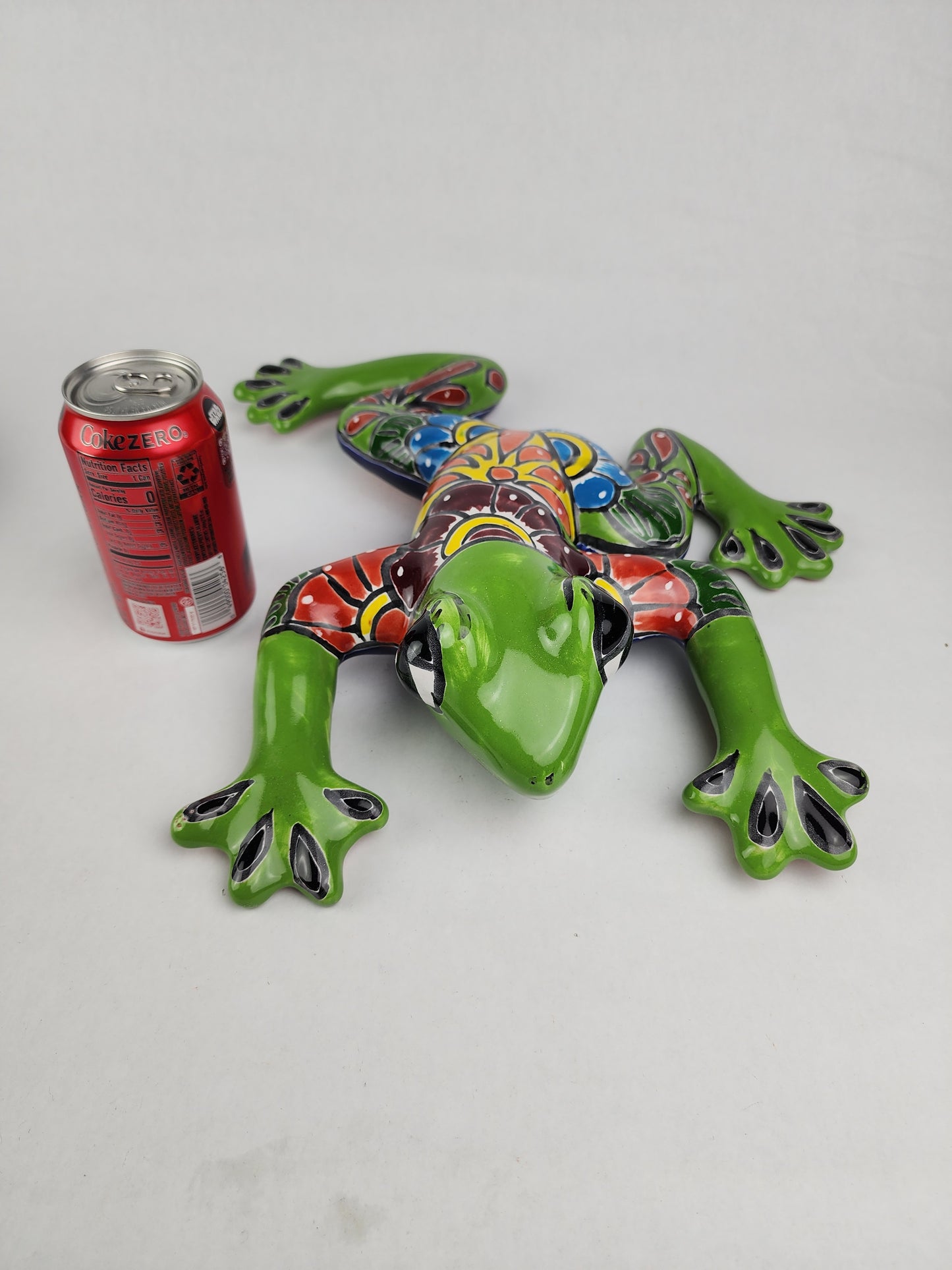 Handcrafted Green Talavera Frog – Mexican Ceramic Gift