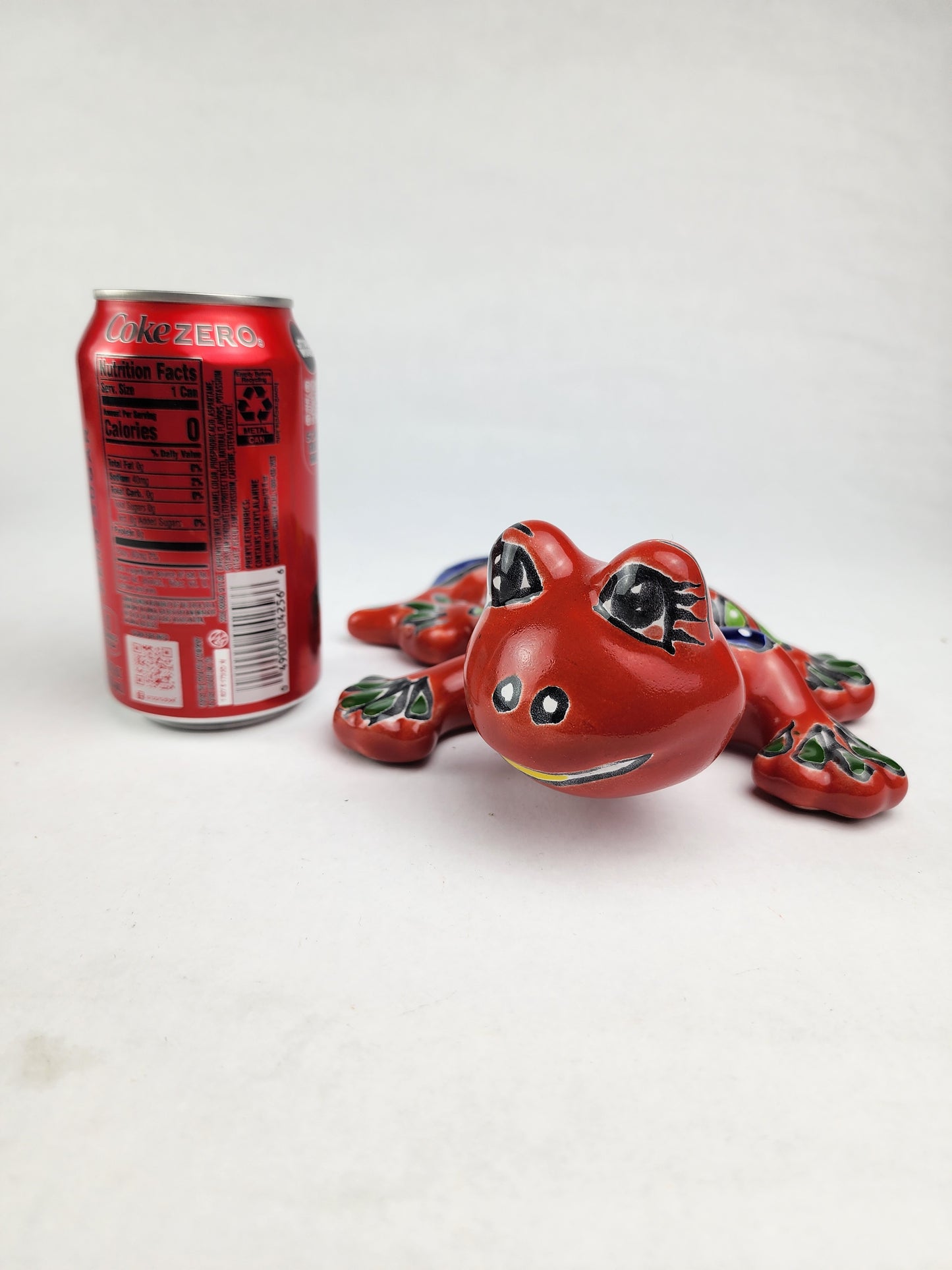 Handcrafted Red Talavera Salamander Wall Art Decor