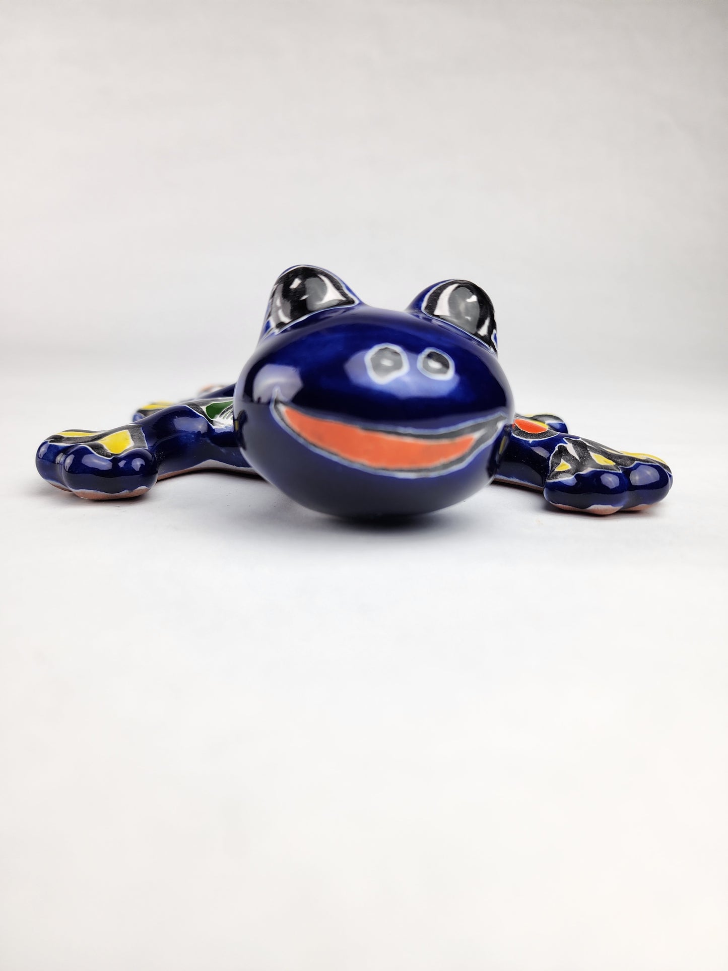 Blue Talavera Salamander – Mexican Folk Art Wall Decor