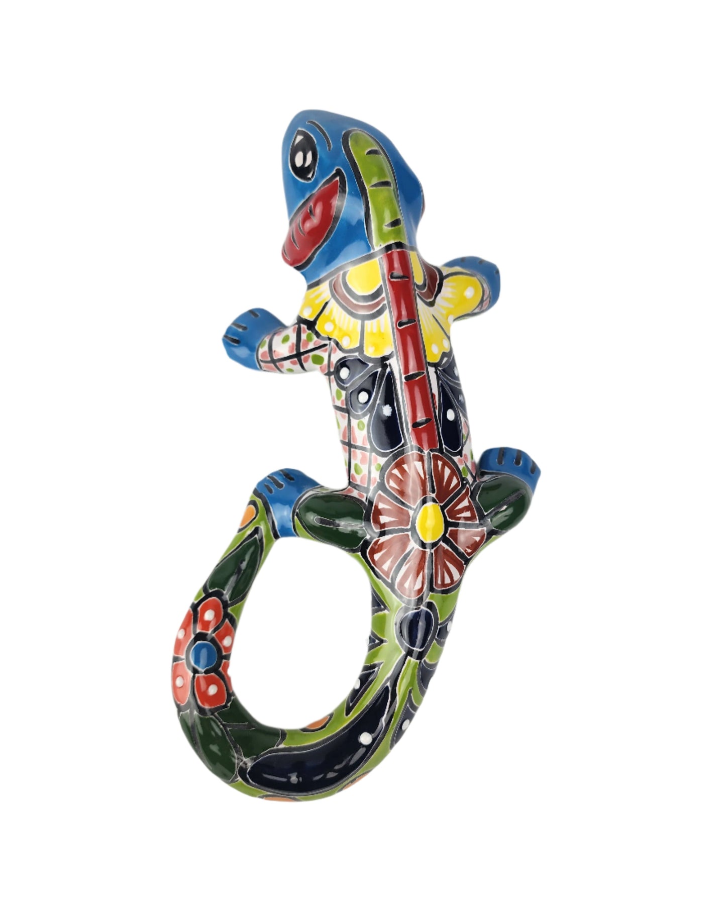 Hand-Painted Ceramic Iguanas - Casa Villa Arte