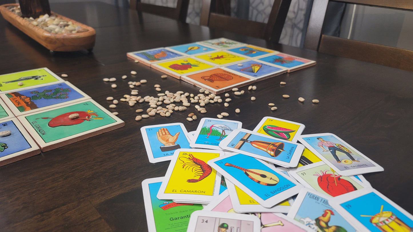 Lotería Tile – Las Jaras #31 | Mexican Ceramic Folk Art Décor