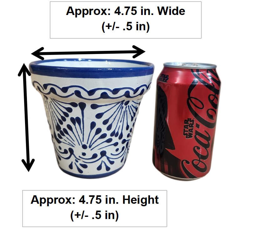 Hand-Painted Mini Talavera-Style Planter