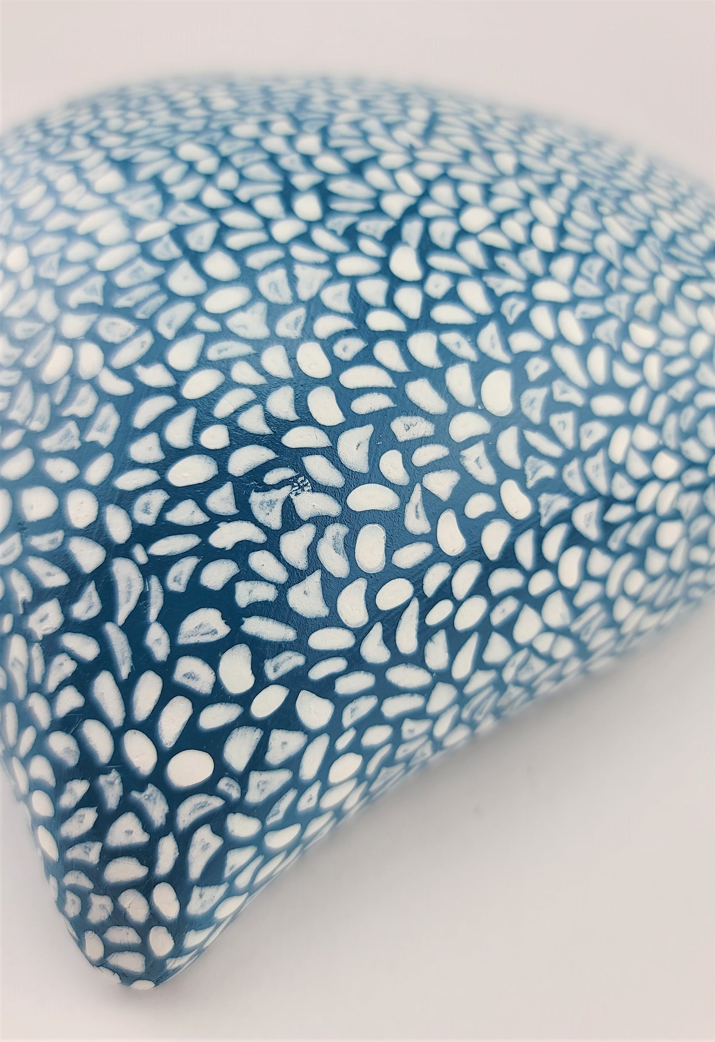 Mexican Pottery Hand-Painted Spotted Heart Wall Décor
