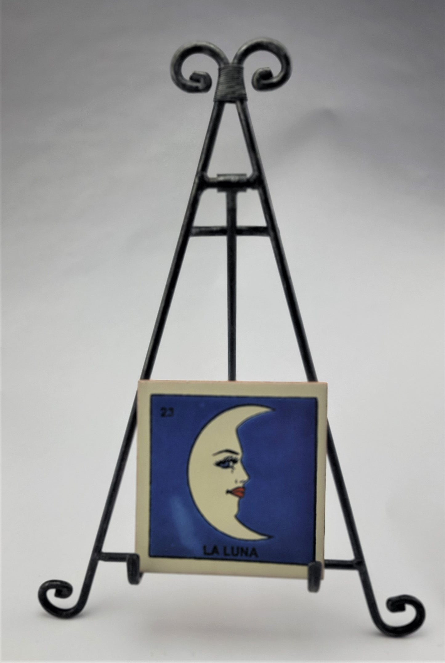 Mexican Lotería Tile – #23 LA LUNA Multi-Purpose Drink Coaster