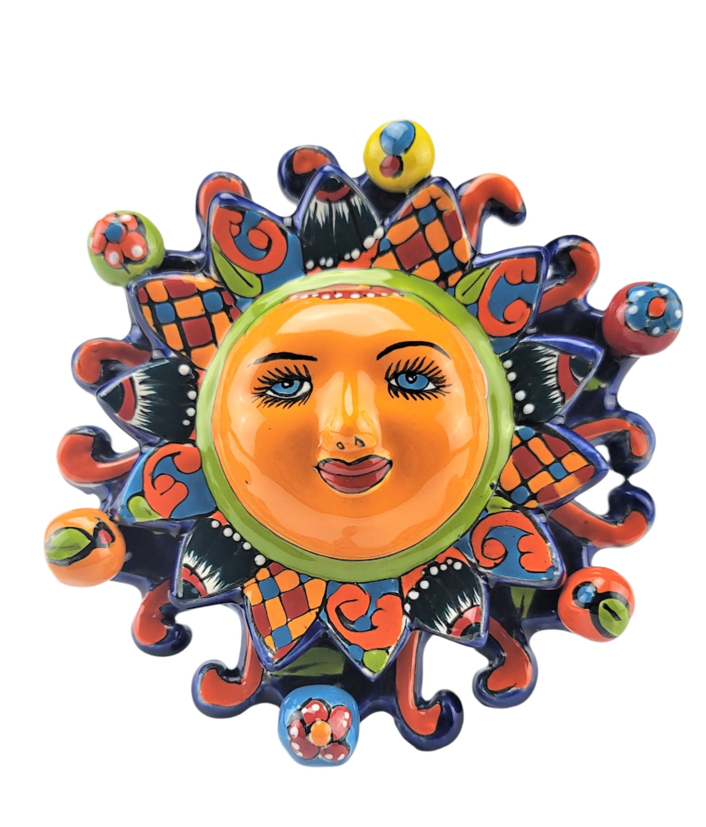 Talavera Sun Wall Art - Casa Villa Arte