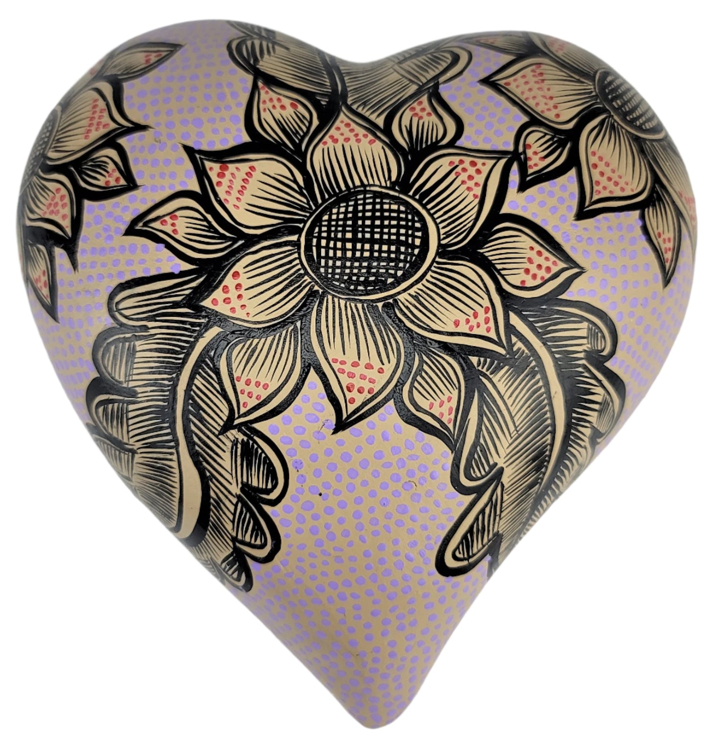 Ceramic Hand Painted Heart