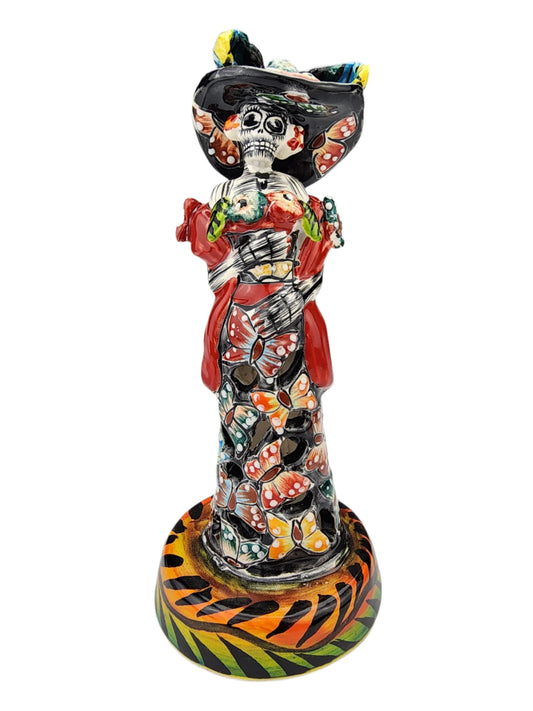 Figurine Catrina Day of the Dead Ceramic