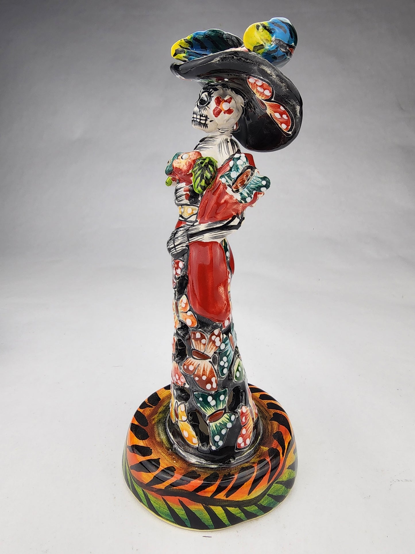 Dia de Muertos Mini Catrina Talavera Mexican Art