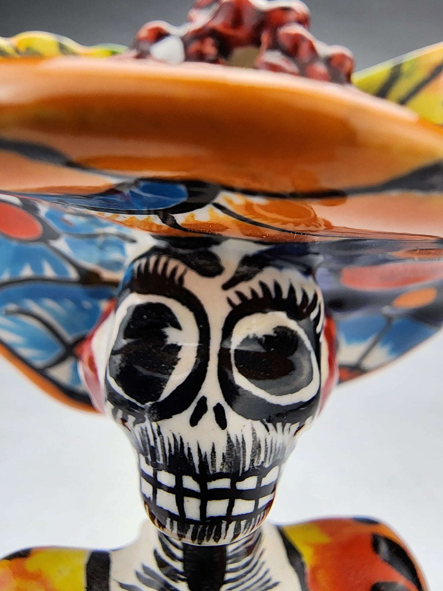 Day of the Dead Mini Catrina Hand Painted Mexican Decor