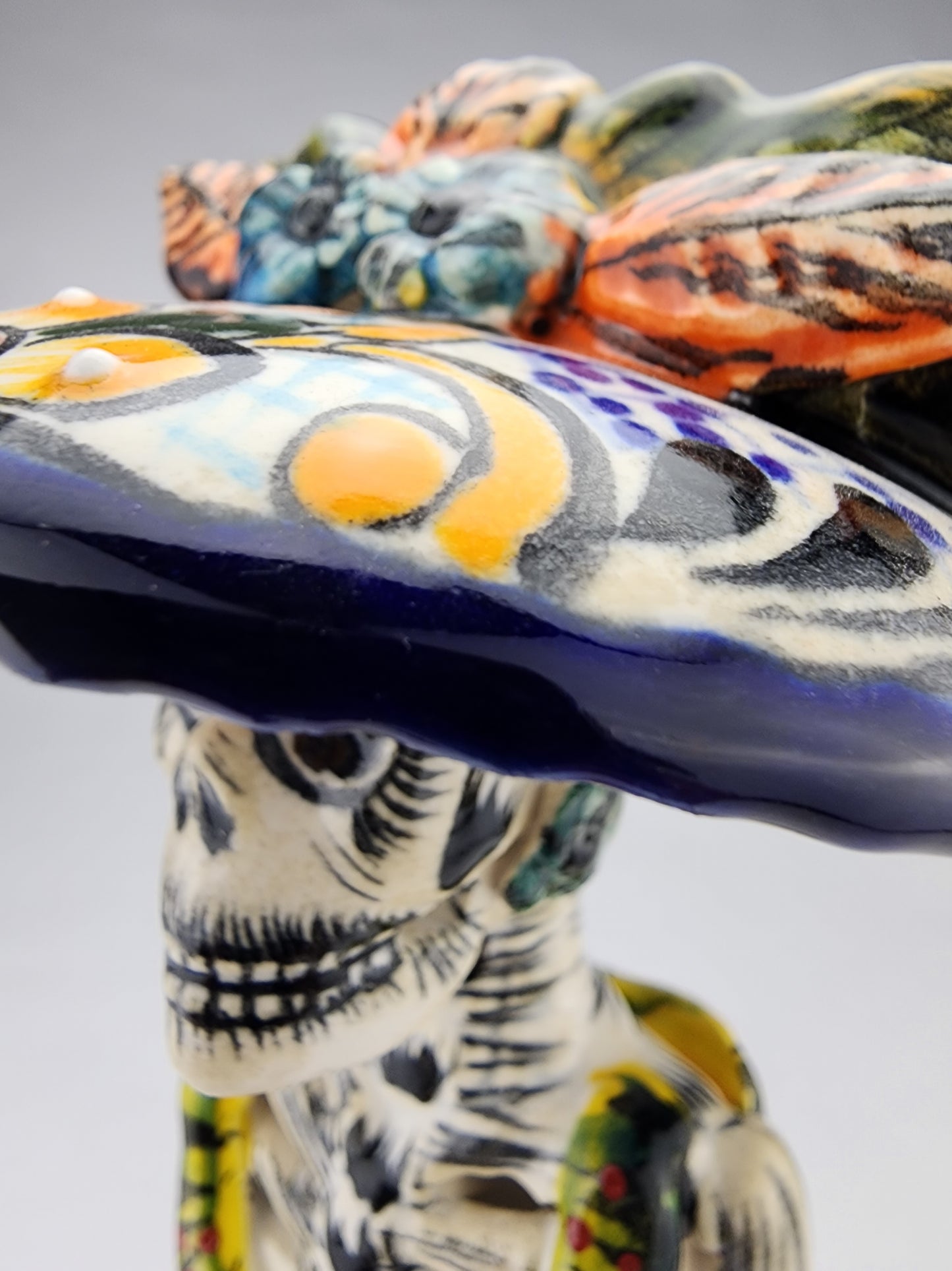 Authentic Día de los Muertos Catrina Figurine Handcrafted Mexican Art