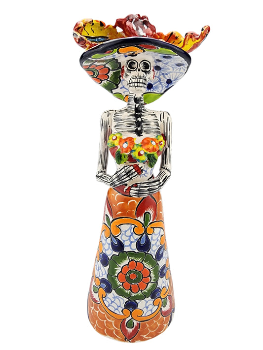 Day of the Dead Floral Pattern Dress Catrina