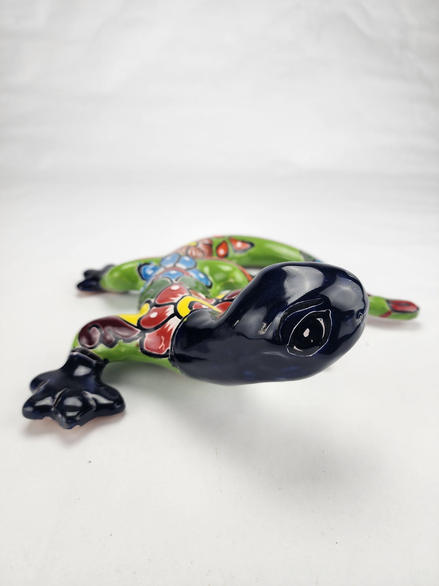 Wall Deco Hand Painted Gecko Mexican Folk Art