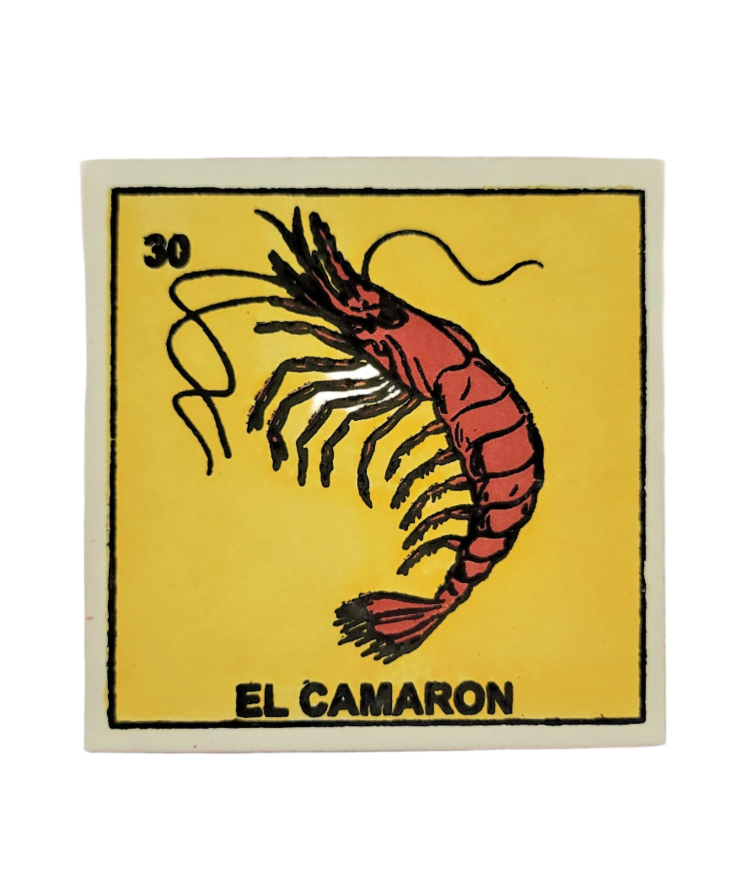 Ceramic Tile Drink Coaster #30 EL CAMARON