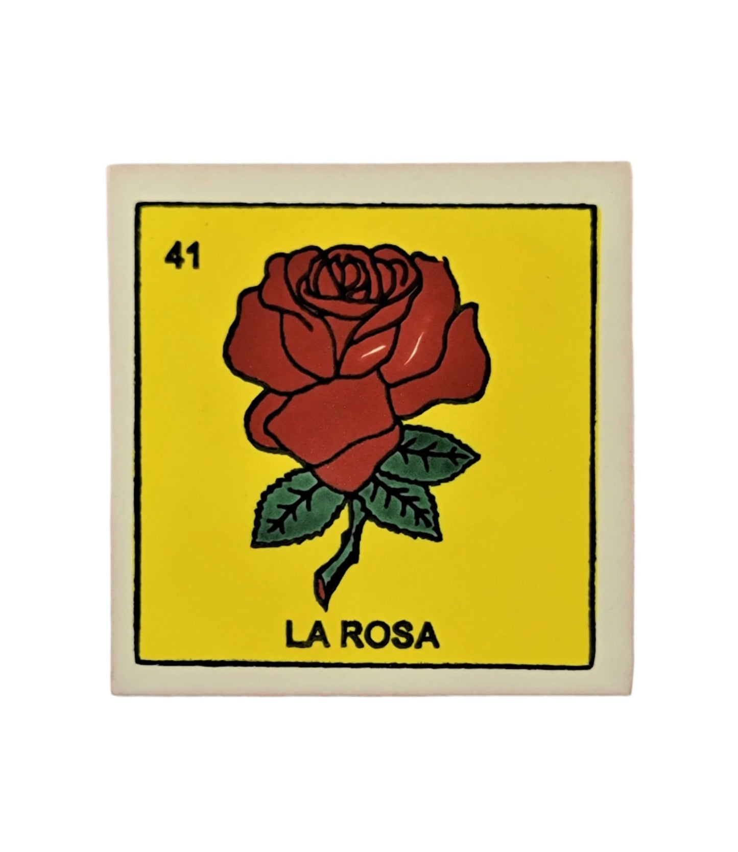 Ceramic Tile Drink Coaster Loteria