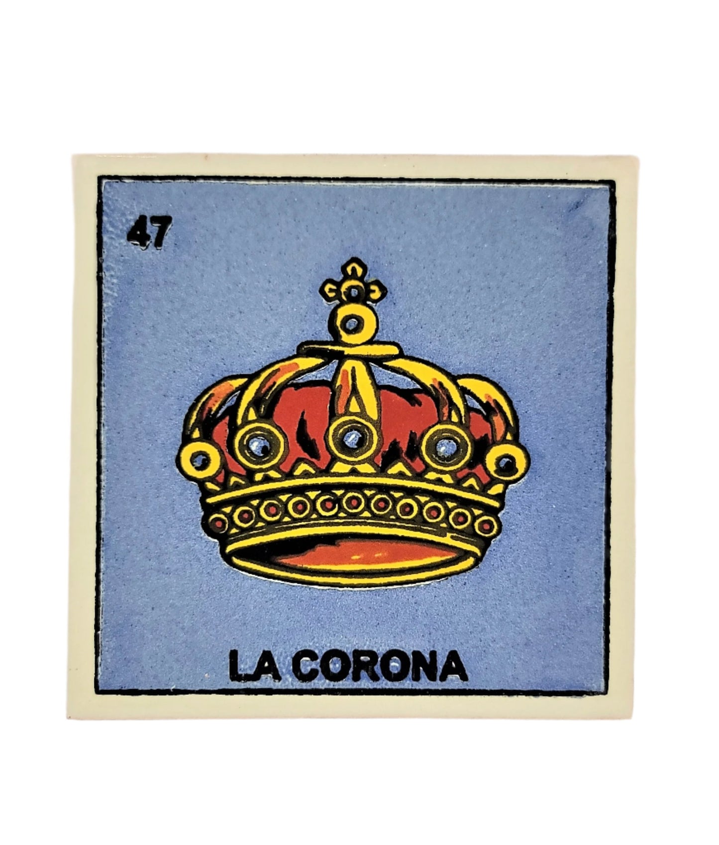Ceramic Tile Drink Coaster #47 LA CORONA