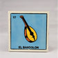 El Bandolón #17 Mexican Lotería decorative ceramic tile
