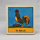 Roots & Memories 12-Piece Mexican Lotería Tile Set – Wall Décor