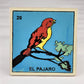 Birds & Nature Lotería Coaster Bundle – 4-Piece Mexican Ceramic Set