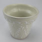 Small Handcrafted Ceramic Flower Pot – Neutral Folk Design