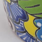 Hand-Painted Small Talavera Planter – Bright Orange Rim & Floral Art