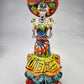 Ceramic Catrina Decor & Lotería Coaster Set w/ Holder