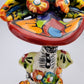 Ceramic Catrina Decor & Lotería Coaster Set w/ Holder