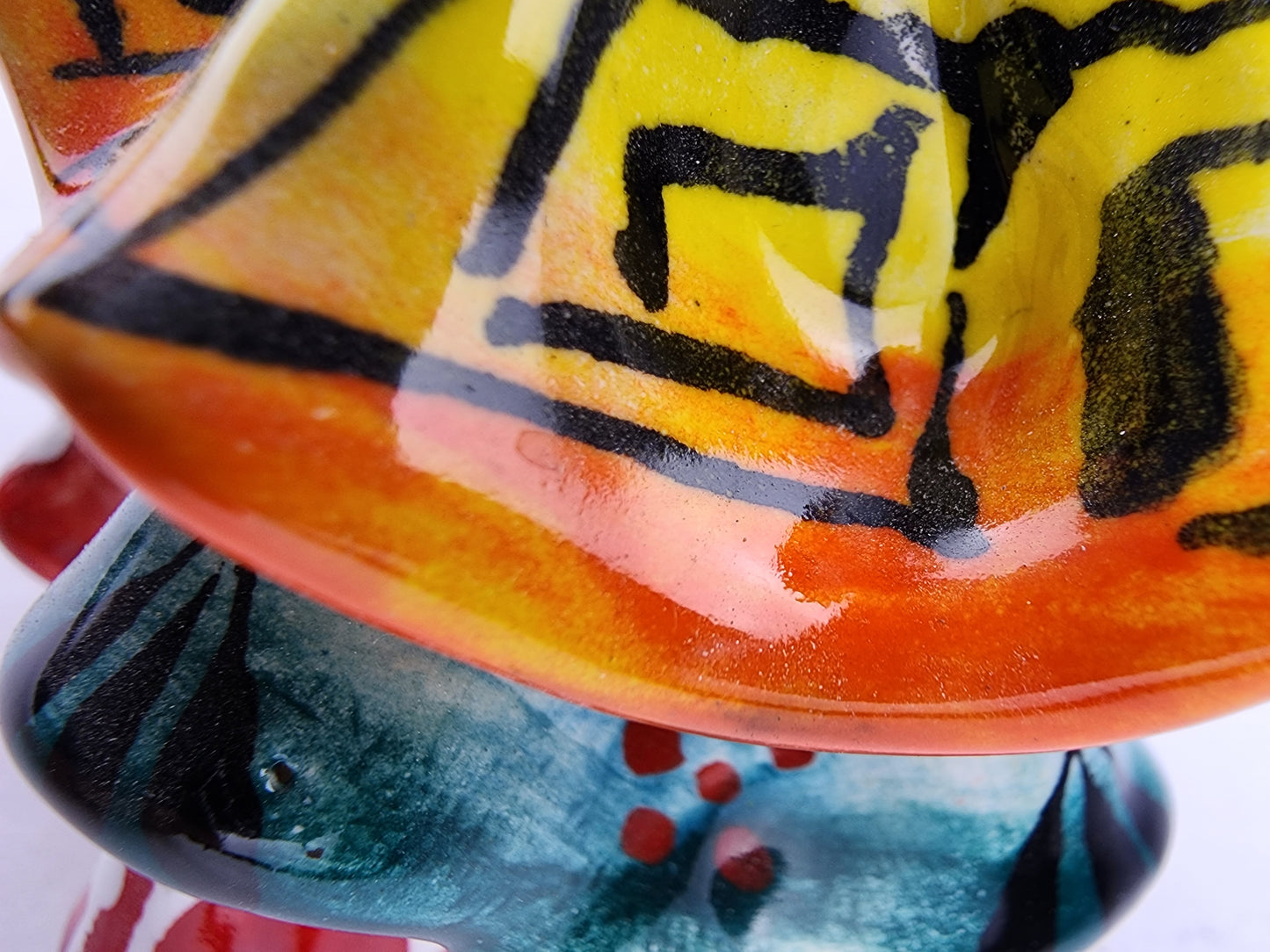 Ceramic Catrina Decor & Lotería Coaster Set w/ Holder