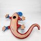 Handcrafted Talavera Gecko – Colorful Mexican Wall Art