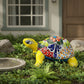 Decorative turtle figurine with colorful pattern