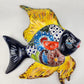 Mexican Pottery Wall Deco Fish Hand-painted Talavera