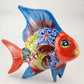 Fish Figurine Hand Painted Mexican Talavera Pottery