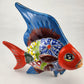 Fish Figurine Hand Painted Mexican Talavera Pottery