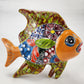 Wall Deco Fish Hand-painted Mexican Talavera Pottery