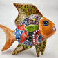 Fish Figurine Hand Painted Mexican Talavera Pottery