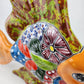 Fish Figurine Wall Deco Hand Painted Mexican Talavera Pottery